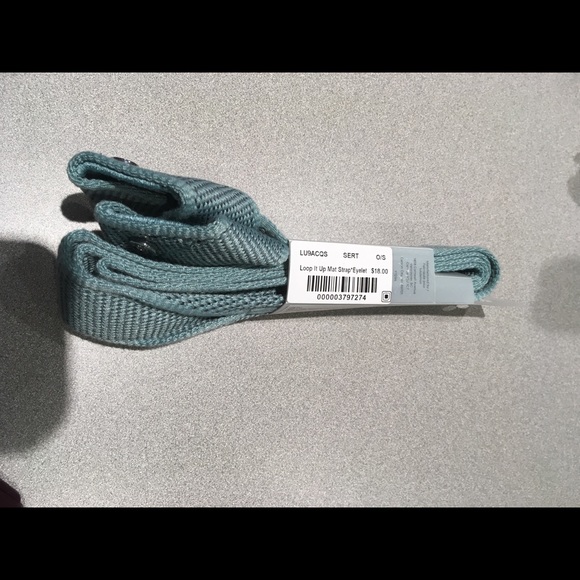 Lululemon Loop It Up Mat Strap *Eyelet Sea Steel - Picture 3 of 3